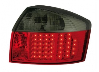 Audi A4 Klarglas Baglygter Rød/sort