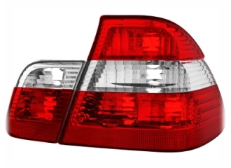 Bmw E46 Led Baglygter Red / White