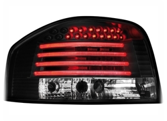 Audi A3 Led Baglygter Red / Chrystal