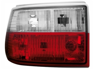 Opel Astra F [91-97] Klarglas Baglygter Red / Chrystal