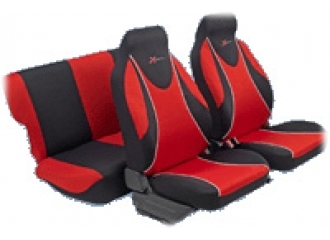 Universal Sædebetræk Autostyle Rødt Mønster