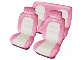 Universal Sædebetræk Minxy Hvid/pink