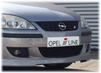 Opel Corsa C Sportsgrill Sort Abs Plast Med Emblem