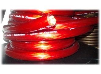Kabel Ren Gladen Kobber 10mm2 Rød